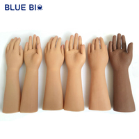 Prótesis de brazo extremidades artificiales prótesis cosmética de silicona mano con cubierta de dedo