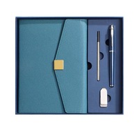 Ensemble cadeau carnet et stylo d'affaires avec boîte cadeau de luxe et sac cadeau pour réunion annuelle d'entreprise, cadeau de fin d'année