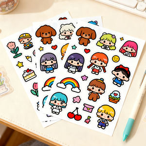 Pegatinas de vinilo con impresión personalizada para niños, autoadhesivo ecológico, impermeable, corte de beso - Product Image 4