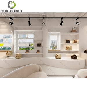 Handbag Store Design and Decoration Ladies Bag Wall <b>Showcase</b> Handbag Display Showroom - Product Image 3