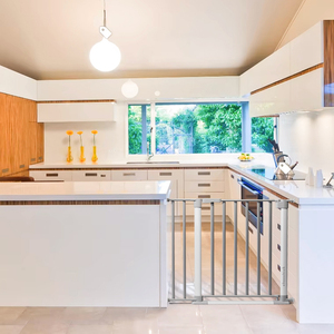 Barrière de sécurité pour bébé Barrière montée sous <span class=keywords><strong>pression</strong></span> réglable à fermeture automatique pour escaliers Portes Maison Barrière de sécurité pour enfants - Product Image 4