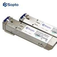 Sopto Transceiver GPON ONU SFP 1.5G/2.5G, antarmuka SC 1310nmTx/1490nmRx Kelas B + GPON ONU ONT SFP