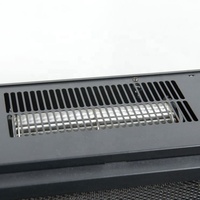 Cheminée électrique encastrée extérieure personnalisable avec logo, avec manteaux colorés, télécommande et LED, pour la vente en gros