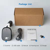 2.4G sans fil pour BT Handy Barcode Scanner CMOS Image 1D/2D Tablette PC portable 3MIL pour entrepôt certifié ROHS