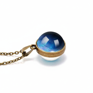 Vendita calda di tendenza moda argento e oro chiave luna girocolli di lusso gotico per bambini gioielli per occasioni regalo-all'ingrosso - Product Image 2