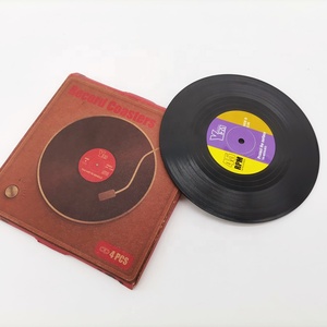 Bán Buôn Nóng Bán Sáng Tạo Tùy Chỉnh Kỷ Lục Đế Lót Ly Với Hộp Giấy Cho Bars Đảng - Product Image 6