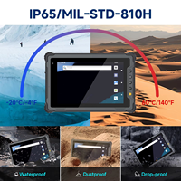 Tableta Robusta de Alta Calidad de 8 Pulgadas, PC Industrial Android, 550 Nits, IP65 Resistente al Agua, Batería de 10000 mAh, Escáner de Código de Barras NFC