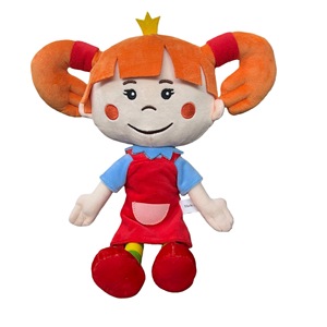 Nuova Uscita Transfrontaliera: Bambola di Peluche Tsarina Princess 'C'era una volta una principessa' con Treccia 3D, Ideale per Regali - Product Image 3