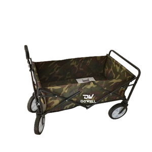Remorque utilitaire pliable d'extérieur, poussette pour enfants, chariot à quatre roues, camping en bord de mer, chariot à main pliable en plastique et tissu, OEM - Product Image 5