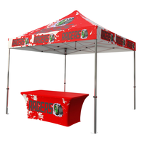 Marque ZJ personnalisée, cadre en aluminium robuste, résistant au vent, Oxford imperméable, écologique, pliable, portable, intérieur/extérieur, toutes saisons