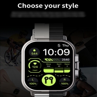 Reloj Inteligente B D8E con Llamadas BT, Audífonos, Monitoreo de Frecuencia Cardíaca, Modo Multideportivo, Minijuegos y Diseño de Moda