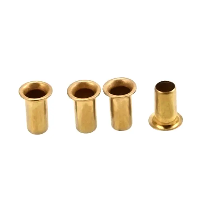 Hardware Products Din7340 Drawing 7MM Antique Metal Brass Din 7340 Tubular Rivets