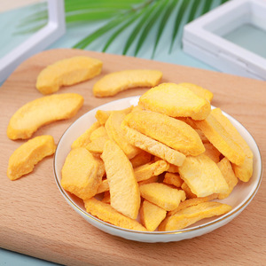 Pêches jaunes lyophilisées FD 1000g – Grand emballage en vrac – Chips de pêches séchées – Snacks – Vente en gros directe usine OEM - Product Image 1