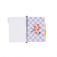 Carnet à spirale A5 avec couverture en papier motif dessin animé, série fleurs du Guangdong, vente en gros directe d'usine, fournitures scolaires pour étudiants, cadeaux