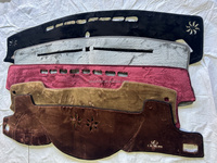 Tapis pare-soleil de tableau de bord de voiture Luerman antidérapant en peluche de luxe, protection et décoration, ajustement universel, garantie 1 an, personnalisable