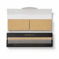 Boîte personnalisée de cônes pré-roulés King Size, boîte de papier à rouler slim avec filtres, 32 feuilles, 32 filtres pour la vente au détail
