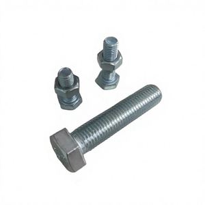 Vis et écrous hexagonaux en acier au carbone M3-M56, finition brute, avec rondelle en acier inoxydable, DIN 933 - Product Image 2