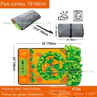 Tapis olfactif MQL Spot Pet en polaire écologique saveur poulet 100g pour chien d'intérieur, jouet de recherche de nourriture et de décompression