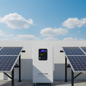 15KWH 51.2V 280Ah Floor Standing <b>Battery</b> Pack with Wheels 48V Off-Grid Solar Power Storage for Home Energy <b>Backup</b> - Product Image 3