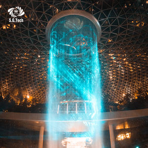 Nouveau Type d'ornements de <span class=keywords><strong>jardin</strong></span> en acier inoxydable, fonction d'eau, rideau d'eau de pluie personnalisé - Product Image 2