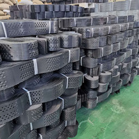 Système cellulaire de renforcement du sol en géocell HDPE perforé, géocell pour route, système de maintien du sol en plastique HDPE pour jardin, usine