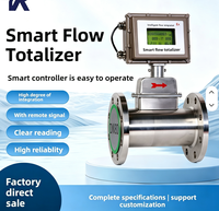 Medidor de Flujo de Turbina de Gas Industrial con Pantalla LCD, Compensación Integrada, Relación de Reducción 1:20, Medidor de Transferencia de Propiedad
