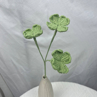 Nouveautés USA : Matériaux floraux uniques en crochet (plantes et feuilles) pour bouquets, décorations intérieures de mariage et arrangements floraux