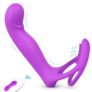 S-hande Télécommande rechargeable pour hommes et femmes, gode, point G, sexe, silicone, pénis, <span class=keywords><strong>anneau</strong></span> <span class=keywords><strong>vibrant</strong></span>, <span class=keywords><strong>anneau</strong></span> <span class=keywords><strong>vibrant</strong></span> anal pour couple - Product Image 2