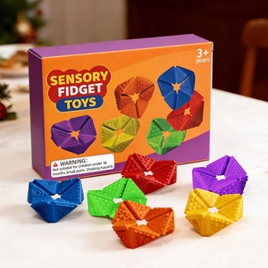 Juguetes Sensoriales <span class=keywords><strong>de</strong></span> Silicona para Niños y Niñas, Cubos <span class=keywords><strong>de</strong></span> Dedo, Juguetes Antiestrés Nostálgicos - Product Image 1