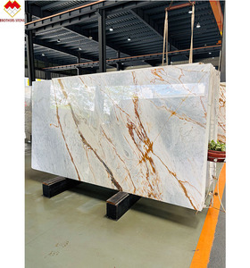 Italian calacatta iron <strong>marble</strong> blue gold veins <strong>marble</strong> brasillia cararra <strong>marble</strong> <strong>slabs</strong> wall floor decor for vanity and counters - Product Image 4
