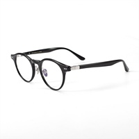 Monture ovale vintage rétro en acétate à charnière à ressort de haute qualité, bras rotatifs à 360°, effet écaille de tortue SP610, pour verres de haute prescription