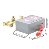 Interrupteur intelligent de coupure de batterie à distance 12V 240A, portée de contrôle 50m, IP65, antivol, coupure automatique de l'alimentation pour voitures, camions, VR, VTT, bateaux, CE