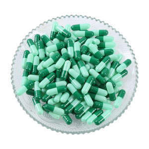 Boyut 0 1 2 3 4 özel tüm yeşil boş kapsül kabuk jelatin kapsüller - Product Image 2