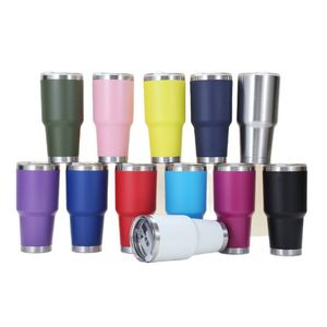 Mug de voiture 30 oz en acier inoxydable, cadeau d'affaires, gobelet à café personnalisé avec couvercle et paille, bouteille d'eau isotherme sous vide - Product Image 3