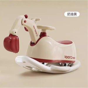 Voiture à pédales en forme d'arachide pour enfants de 1 à 3 ans, excavatrice, cheval à bascule, planche d'équilibre, multifonction - Product Image 2