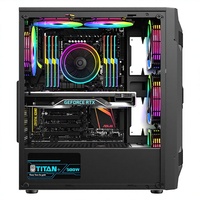Boîtier d'ordinateur de bureau pour HTPC, PC ATX, tours d'ordinateurs de jeu