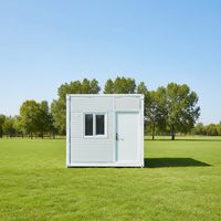 Maison pliable détachable économique de 20 pieds avec chambre et salle de bain, conteneur habitable pliable pour voitures