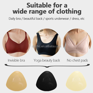 Pegamento Adhesivo de silicona Invisible reutilizable de doble cara, insertos de sujetador de pecho de tela, almohadillas de empuje para Bikini, accesorios íntimos - Product Image 5