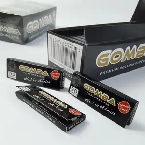 GOMBA che vende a caldo buona qualità 100% gomma naturale che rotola scatola di carta originale marrone Ultra Fine personalizzata