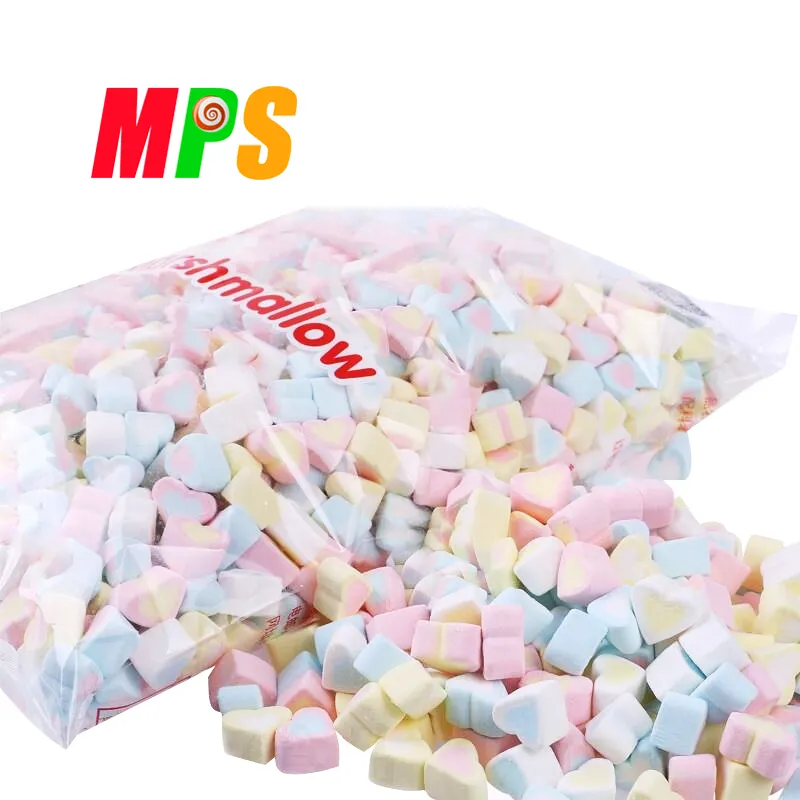 Unique Sweet 1000g low price fruit flavor marshmallow halal candy in bag