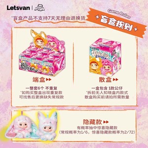 WAKUKU Fox Rabbit Mischief Diary Series Figura Sorpresa en Caja Ciega, Adorable Adorno <span class=keywords><strong>de</strong></span> Escritorio <span class=keywords><strong>de</strong></span> Anime, Muñeco <span class=keywords><strong>de</strong></span> Regalo para Niños y Fans del Anime - Product Image 4