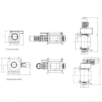 Treuil de scène innovant 2T-20T Treuil électrique ultra-rapide 12000lbs avec réducteur planétaire entièrement étanche