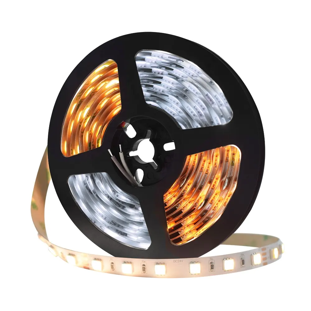SMD5050 CCT LED strip flexible led ribbon outdoor waterproof 2835 IP65 led rope light for lighting decoration