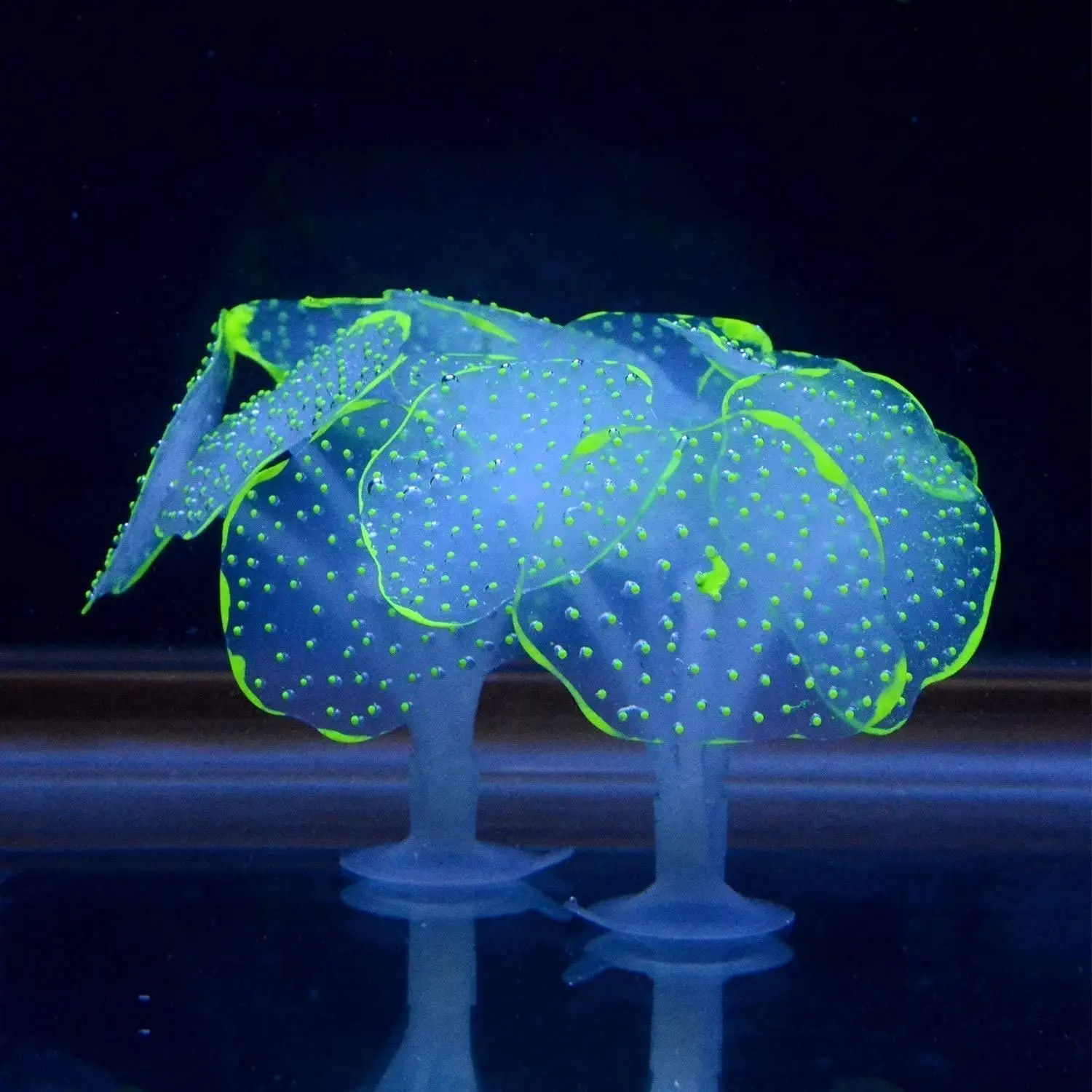 Glowing Silicone Artificial Coral Plant for Fish Tank Decor Aquarium Ornament