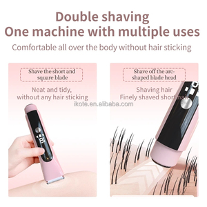 Afeitadora eléctrica indolora para <span class=keywords><strong>mujer</strong></span> y recortadora de Bikini, afeitadora de seguridad para depilación facial de <span class=keywords><strong>bigote</strong></span> y axilas para uso doméstico - Product Image 4