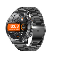 Direct Usine Nouvelle Smartwatch Robuste AK87 2026 Écran HD 1,7'' 1000 mAh Étanche IP68 Bracelet Métallique Magnétique Appel Bluetooth Lampe Torche