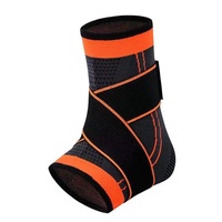 Attelle de cheville unisexe avec sangle de compression réglable pour le basketball, la course à pied et le fitness - Stabilisateur professionnel de la cheville pour la prévention des blessures