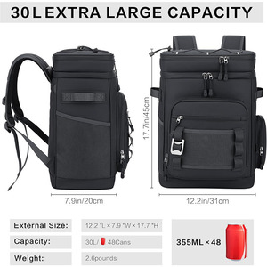 Custom Logo Large Capacity Thermal Insulated Waterproof <strong>Cooler</strong> Bag Backpack <strong>Back</strong> <strong>Pack</strong> for Picnic Outdoor Camping Travel - Product Image 6