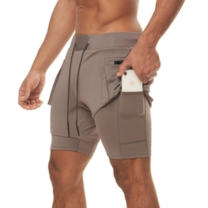 OEM acepta logotipo personalizado poliéster Spandex deportes causal hombres playa pantalones cortos en Stock gimnasio hacer ejercicio pantalones para correr pantalones cortos para hombres - Product Image 5