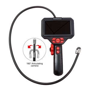 Layar IPS 5 Inci Lensa Ganda 6mm Tahan Air IP67, Bersertifikat CE, Sumber Cahaya Industri Genggam Borescope - Product Image 1